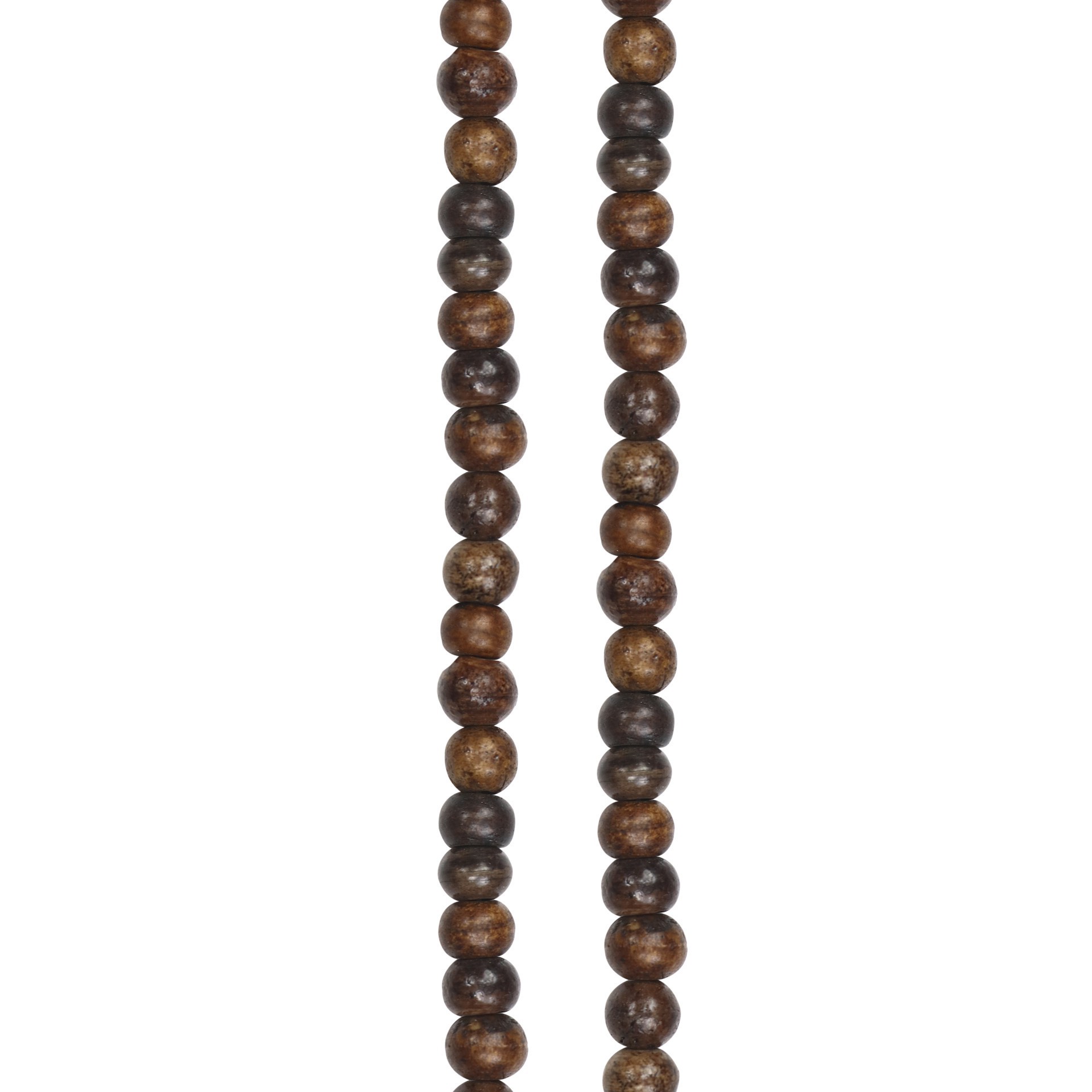 slide 2 of 3, Brown Bone Round Beads By Bead Landing, 6mm-8.5mm