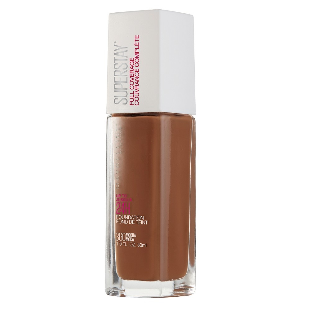 slide 3 of 5, Maybelline Super Stay Full Coverage Foundation Mocha, 1 fl oz