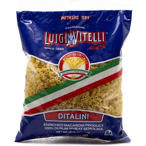 slide 1 of 1, Luigi Vitelli Ditalini Pasta, 16 oz