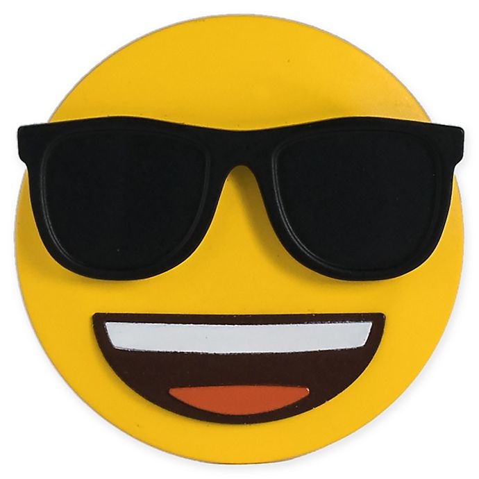 slide 1 of 1, SpaRoom Sunglasses Emoji Fresh Meadow Air Freshener, 0.8 oz