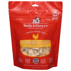 Stella & Chewy's Freeze-Dried Raw Chicken Breast Treats Treats for Dogs 2.75 oz