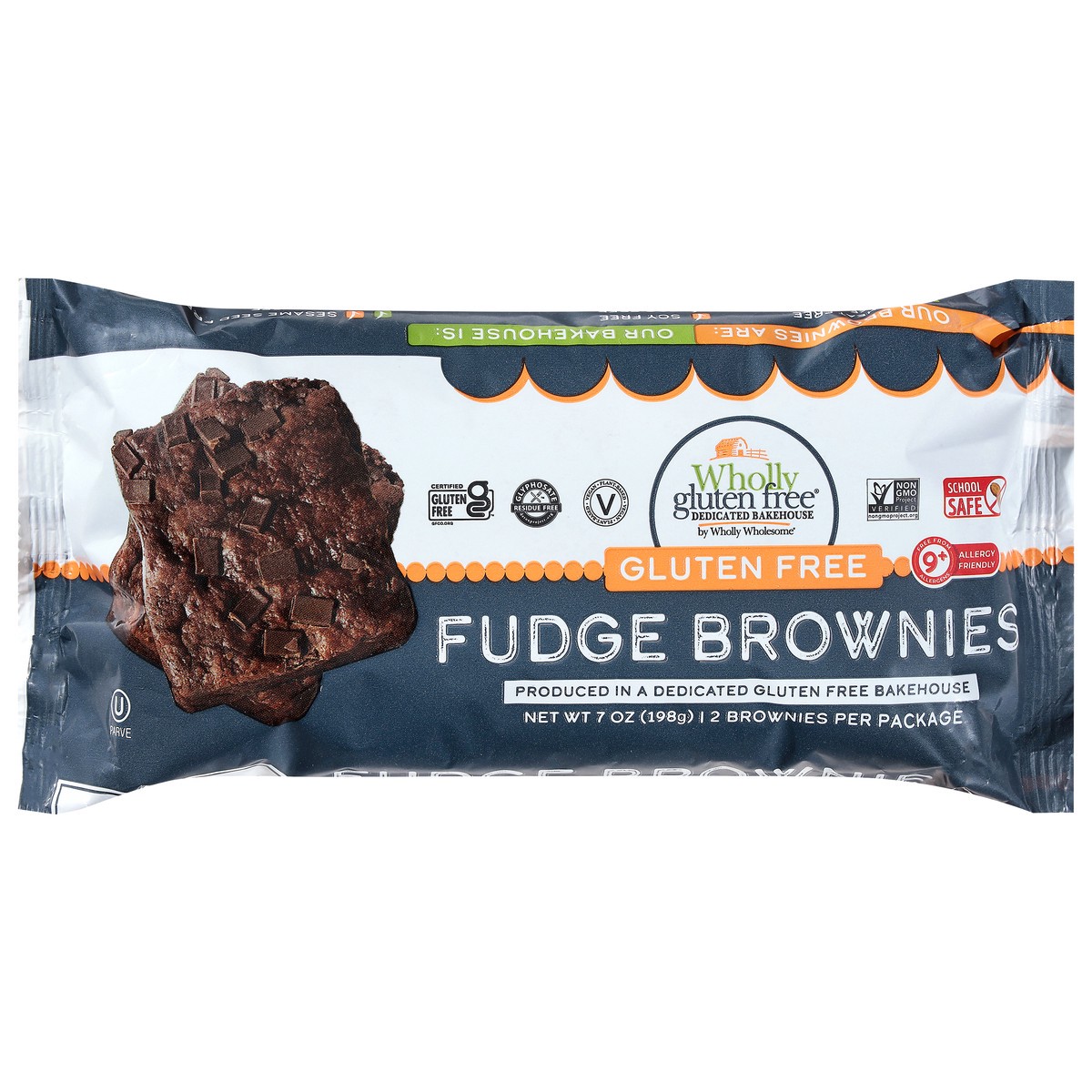 slide 1 of 14, Wholly Fudge Brownies, 7 oz