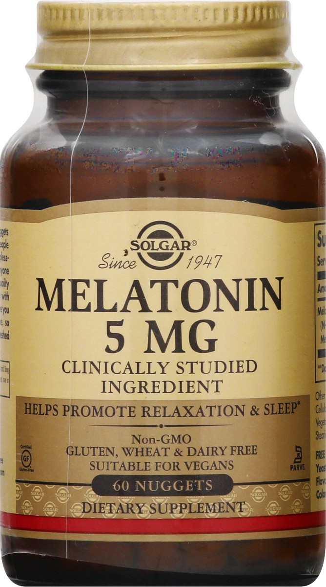 slide 3 of 12, Solgar 5 mg Nuggets Melatonin 60 ea, 60 ct