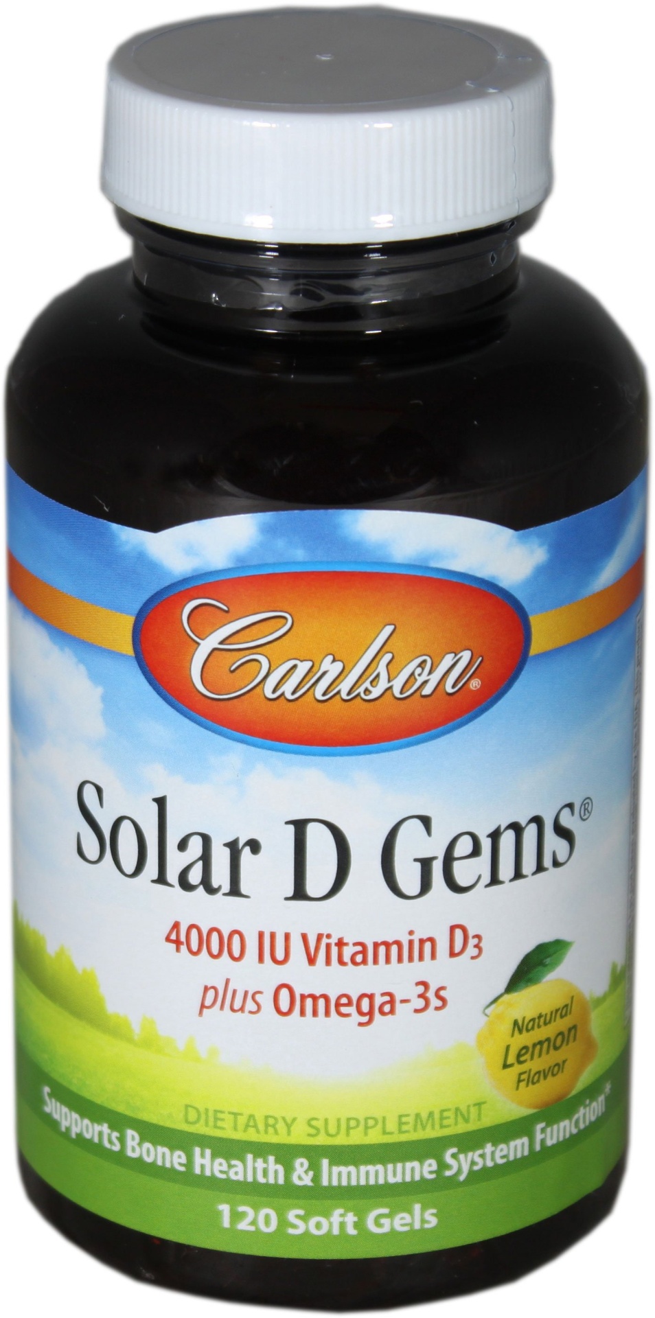 slide 1 of 1, Carlson Vitamin D Solar Gems 4000 Iu, 120 ct