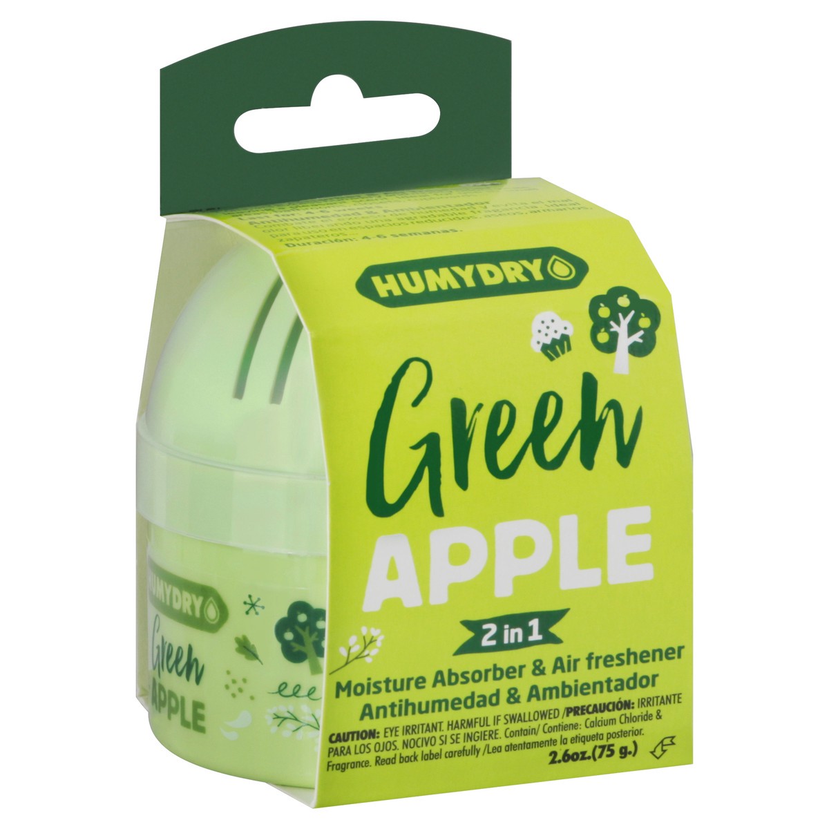 slide 6 of 9, Humydry 2 in 1 Green Apple Moisture Absorber & Air Freshener 2.6 oz, 2.6 oz