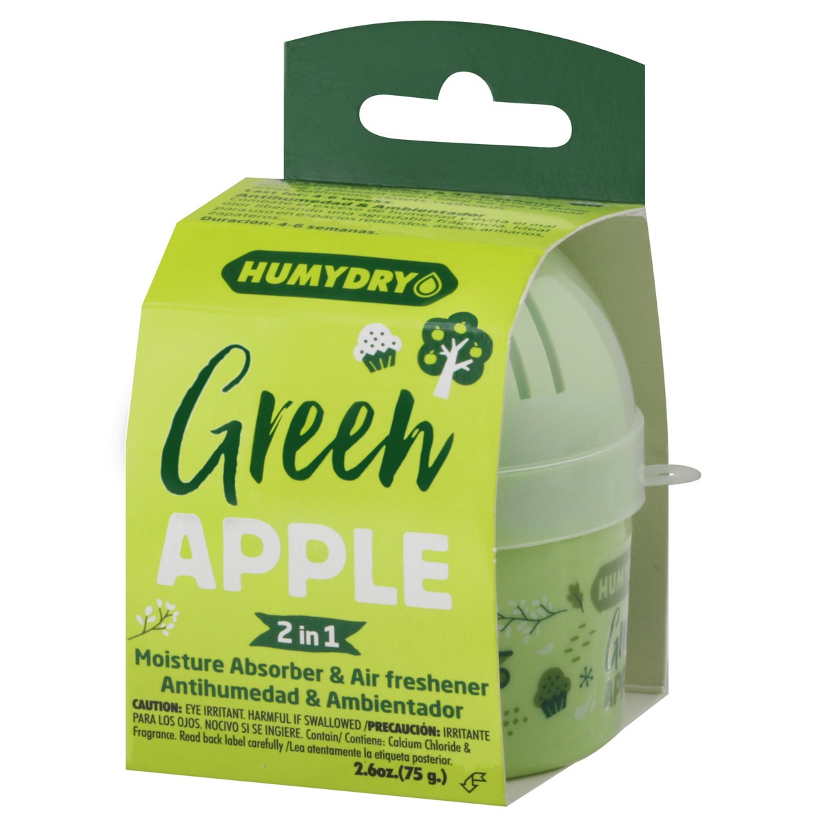slide 3 of 9, Humydry 2 in 1 Green Apple Moisture Absorber & Air Freshener 2.6 oz, 2.6 oz