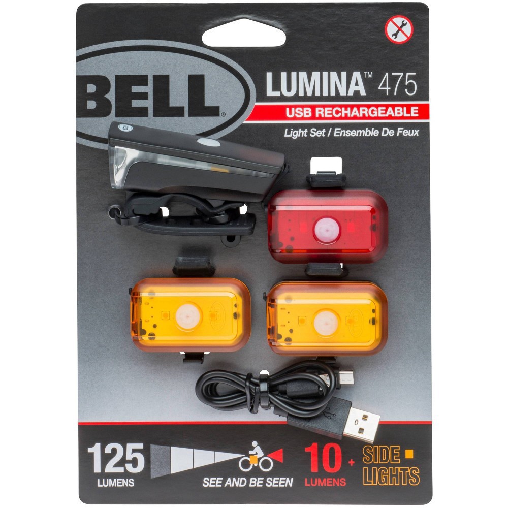 slide 5 of 13, Bell Lumina 475 LED Bike Light Set, 1 ct