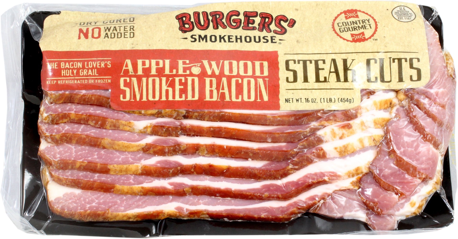 slide 1 of 1, Burgers' Smokehouse Applewood Bacon Steak, 16 oz