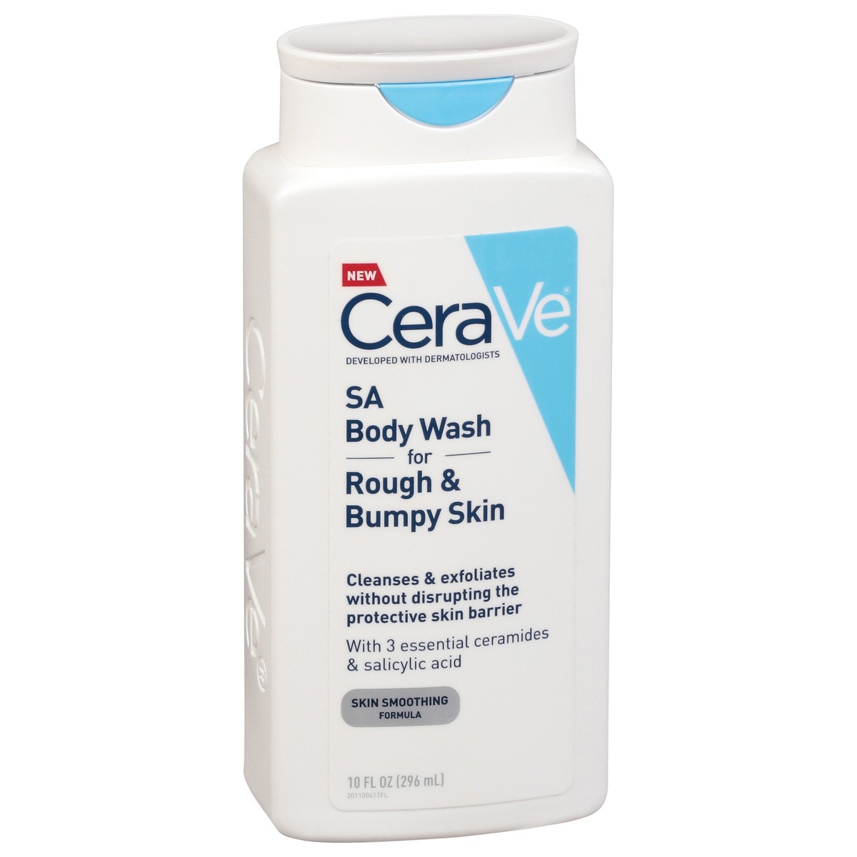 slide 2 of 9, CeraVe for Rough & Bumpy Skin SA Body Wash 10 fl oz, 10 fl oz