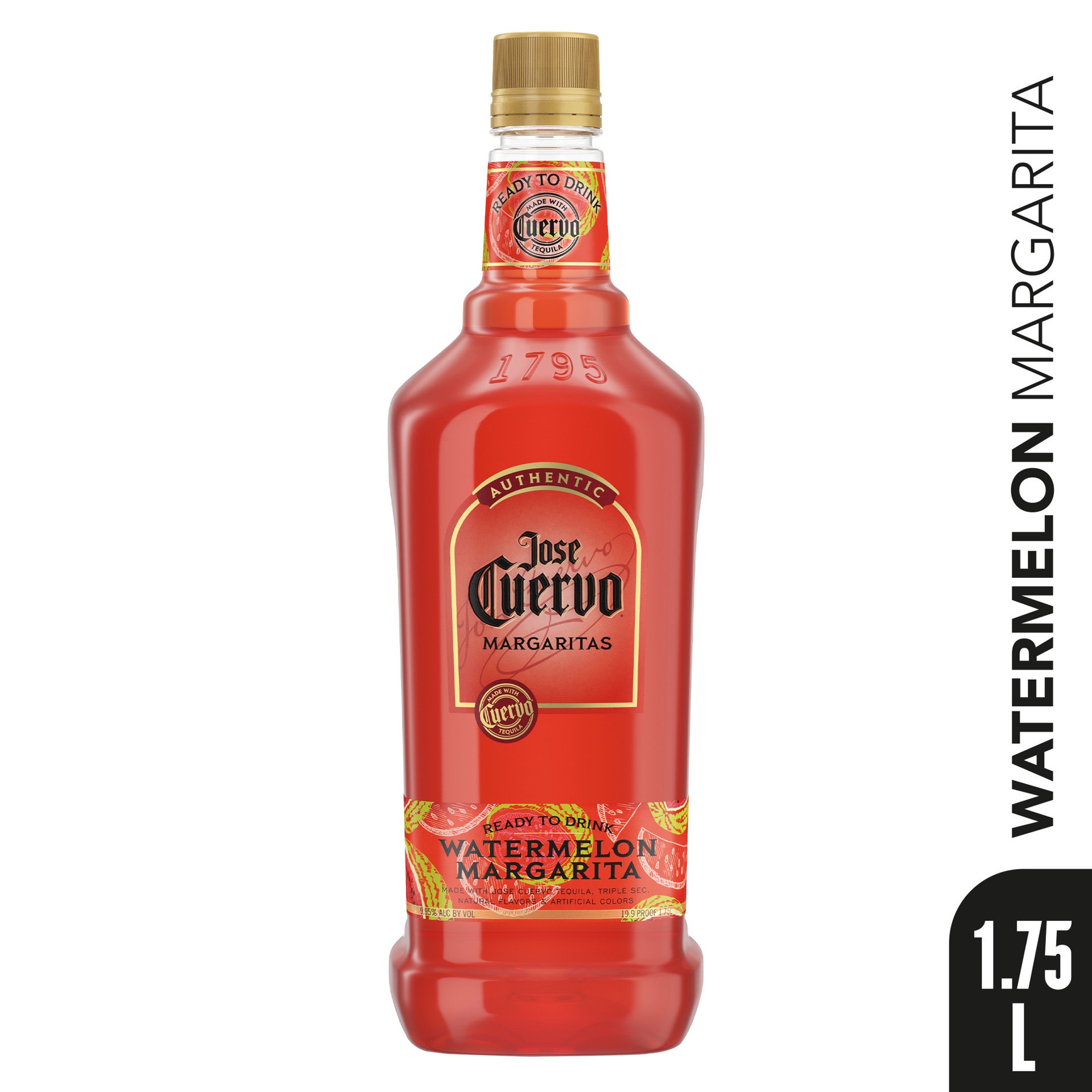 slide 5 of 5, Jose Cuervo Authentic Watermelon Margarita 1.75 l, 1.75 liter