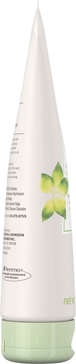 slide 5 of 6, Aveeno Positively Radiant 60 Second In-Shower Facial Cleanser, Brightening Mask With Moisture-Rich Soy, Lemon Peel Extract, Glycolic Acid, and Kaolin Clay, 5 oz, 5 oz