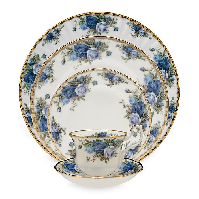 slide 1 of 1, Royal Albert Moonlight Rose Place Setting, 5 ct