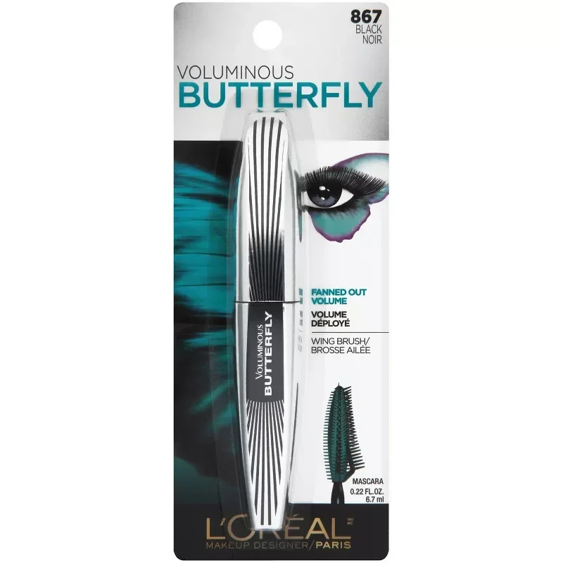 slide 1 of 5, L'Oréal Butterfly Washable - 867 Black - 0.22 fl oz, 0.22 fl oz