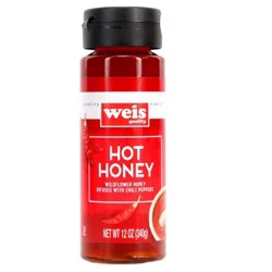 Weis Quality Hot Honey Wildflower Honey Infused With Chili Peppers