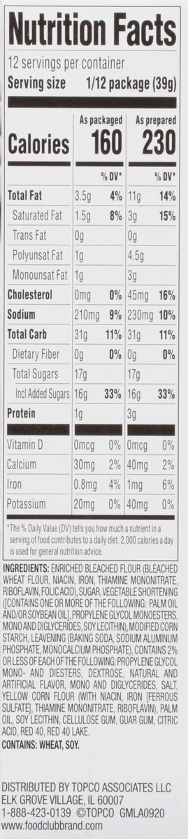 slide 5 of 14, Food Club Deluxe Strawberry Cake Mix 16.5 oz, 16.5 oz