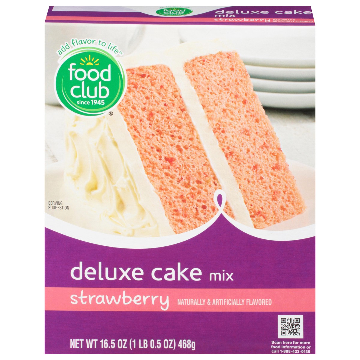 slide 7 of 14, Food Club Deluxe Strawberry Cake Mix 16.5 oz, 16.5 oz