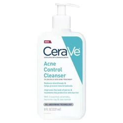 CeraVe Acne Control Cleanser with 2% Salicylic Acid for Oily Skin