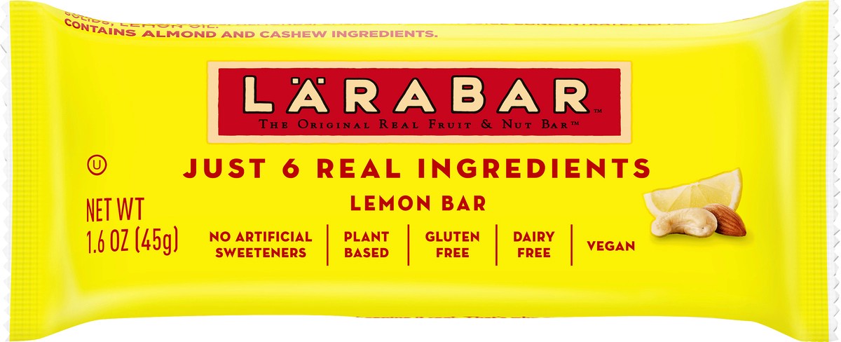 slide 2 of 13, LÄRABAR Lemon Fruit & Nut Bar 1.6 oz, 1.6 oz