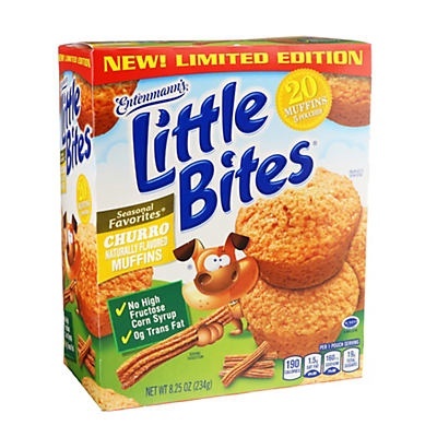 slide 1 of 1, Little Bites Entenmann's Little Bites Churro Muffins, 5 ct