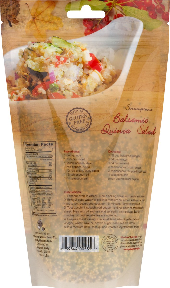 slide 6 of 9, Goldbaum's Tri-Color Quinoa 12 oz, 12 oz