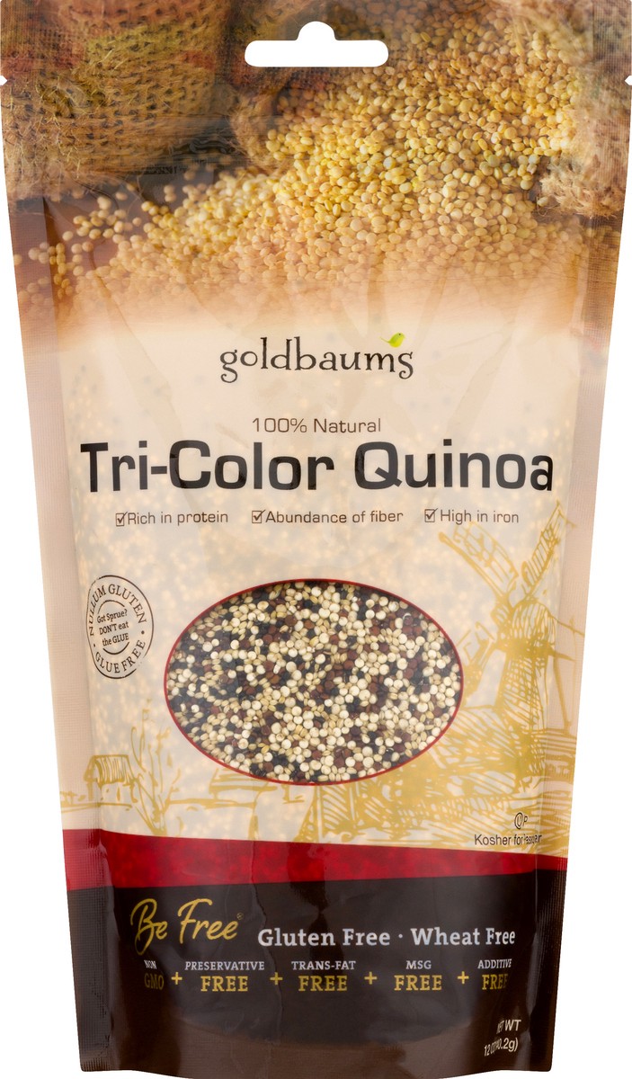 slide 7 of 9, Goldbaum's Tri-Color Quinoa 12 oz, 12 oz