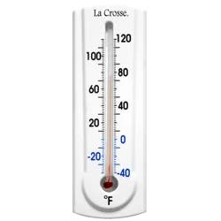 La Crosse 6.5" Traditional Thermometer with Key Holder - 204-107