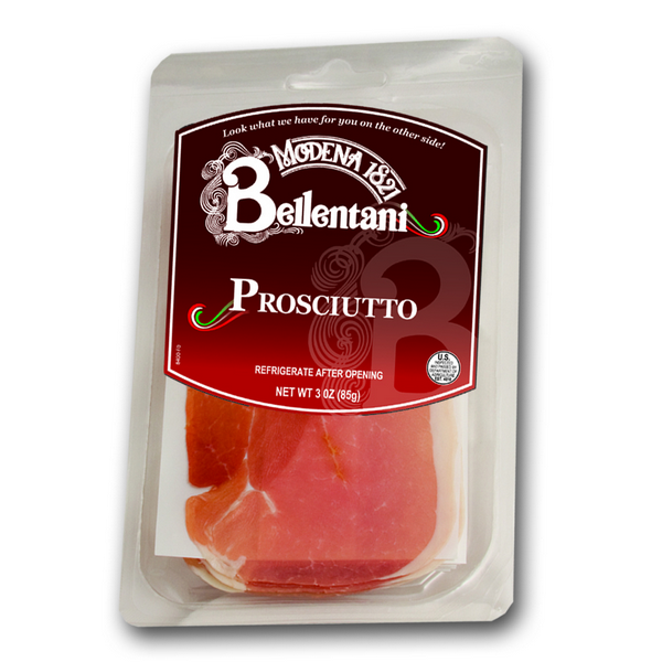 slide 1 of 1, Bellentani Prosciutto Sliced, 3 oz