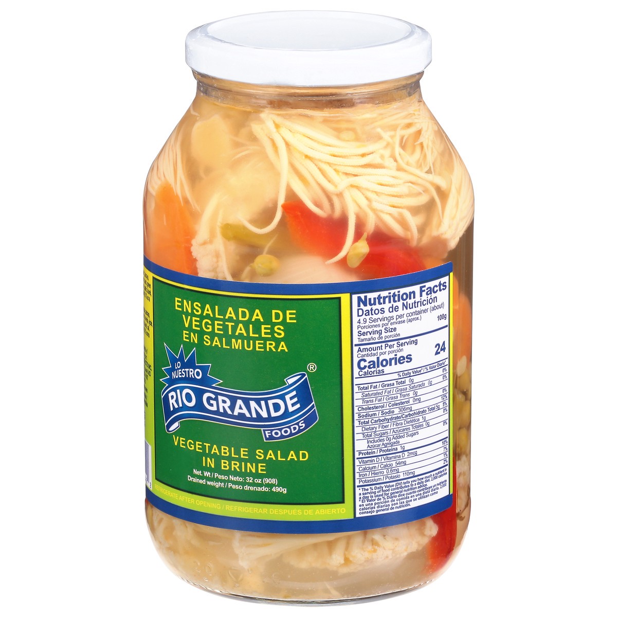 slide 6 of 9, Rio Grande Vegetable Salad in Brine - 32 oz, 32 oz
