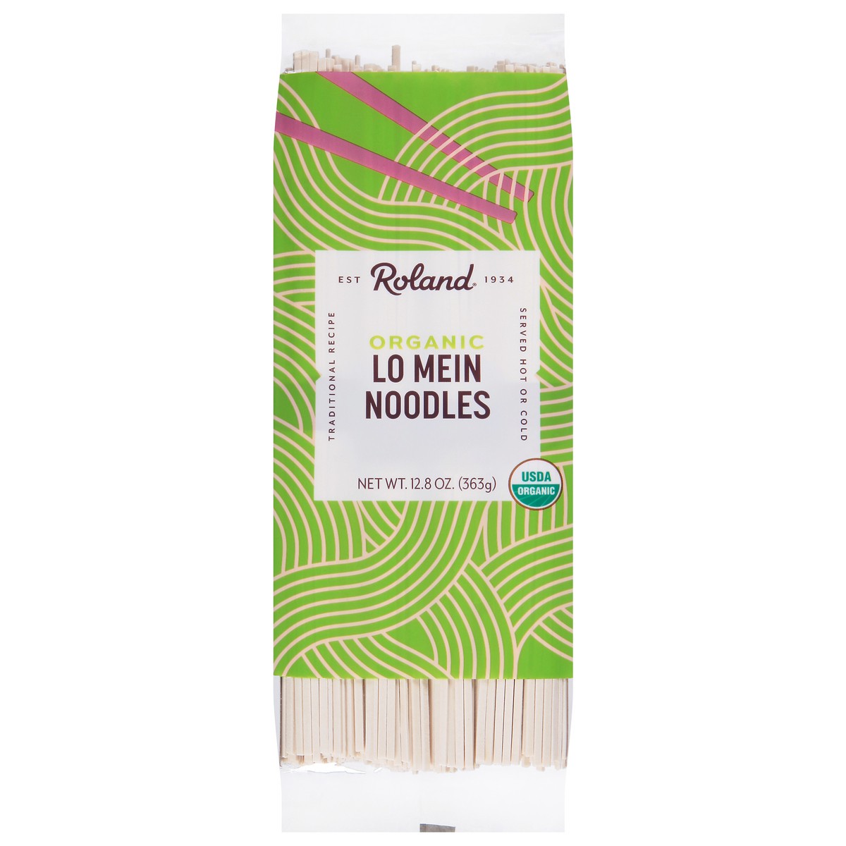 slide 1 of 9, Roland Organic Lo Mein Noodles, 12.8 oz