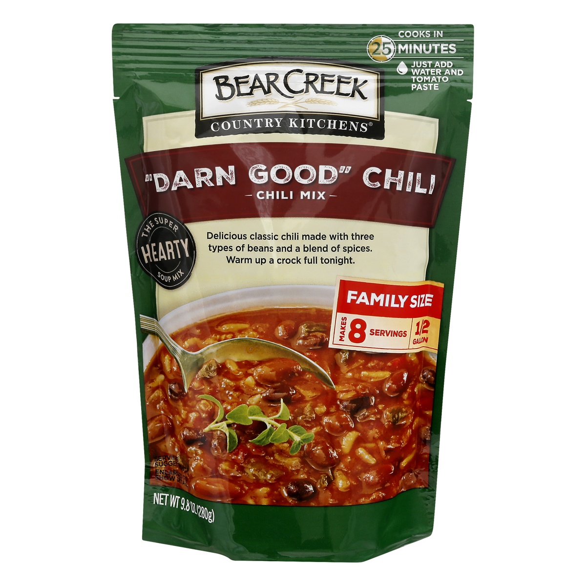 slide 1 of 8, Bear Creek Country Kitchens Family Size Darn Good Chili Chili Mix 9.8 oz, 9.8 oz