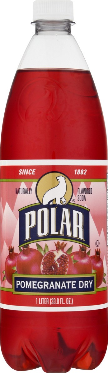 slide 7 of 13, Polar Soda Pomegranate Dry - 1 l, 1 l