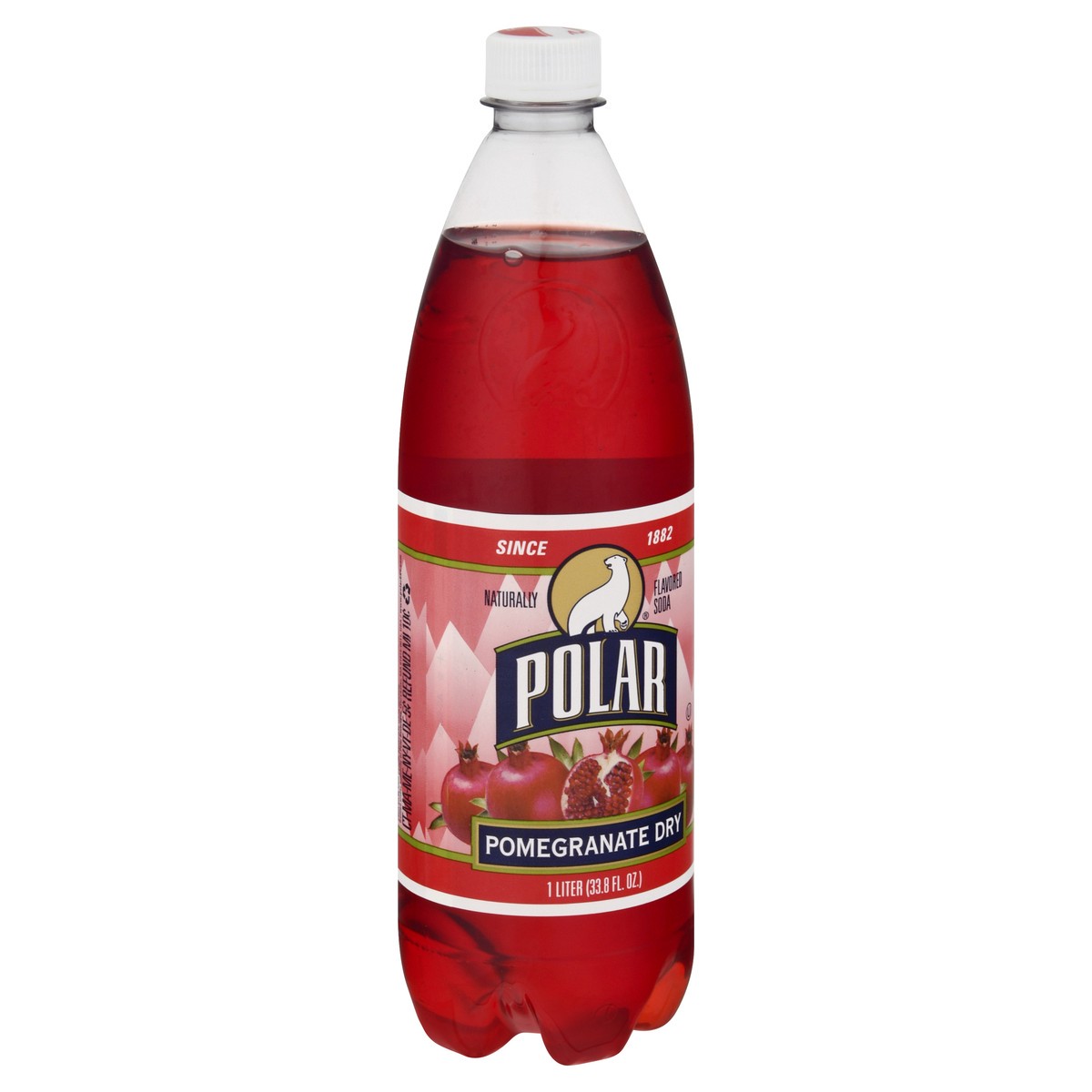 slide 6 of 13, Polar Soda Pomegranate Dry - 1 l, 1 l