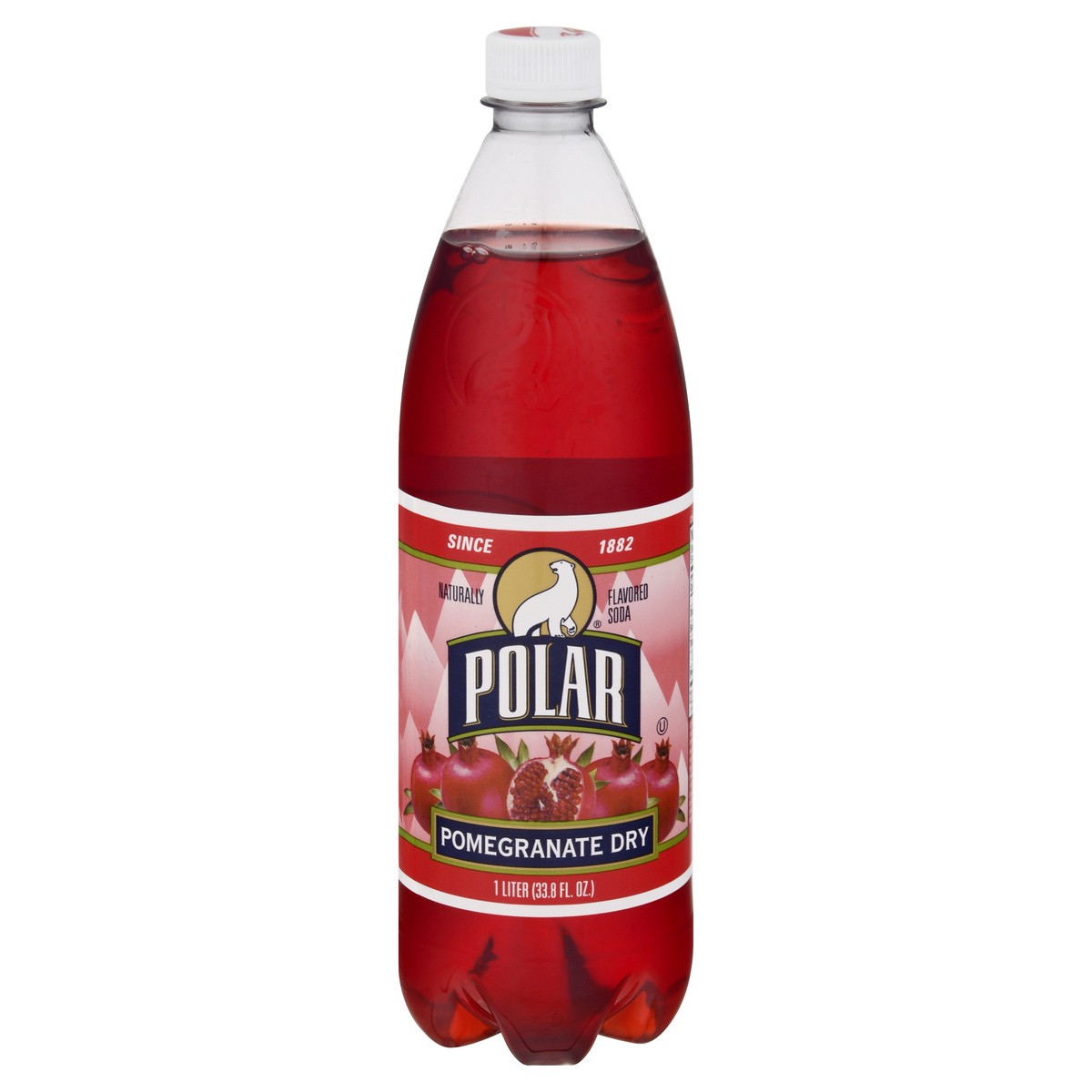 slide 8 of 13, Polar Soda Pomegranate Dry - 1 l, 1 l