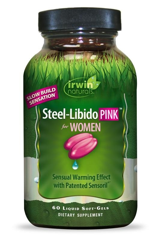 slide 1 of 1, Irwin Naturals Steel Libido Pink, 60 ct