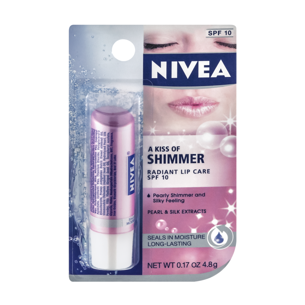 slide 1 of 6, Nivea Kiss Of Shim Pearly Lip, 1 ct