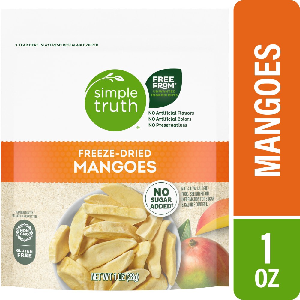 slide 1 of 9, Simple Truth Mangoes 1 oz, 1 oz