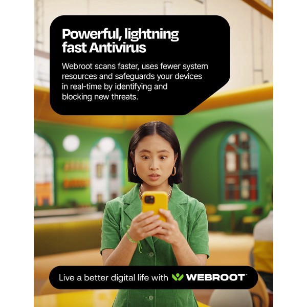 slide 7 of 8, Webroot Internet Security Complete With Antivirus Protection 2020, For 5 Pc And Apple Mac Devices, 1-Year Subscription, Traditional Disc, 1 ct