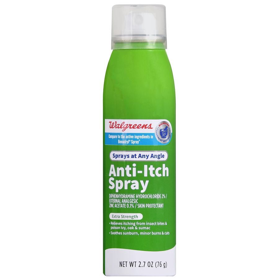 slide 5 of 5, Walgreens Wal-Dryl Itch Relief, Continuous Spray, 3 oz
