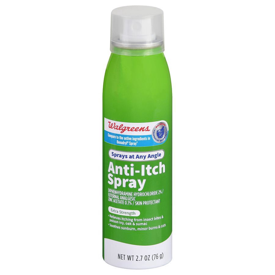 slide 1 of 5, Walgreens Wal-Dryl Itch Relief, Continuous Spray, 3 oz