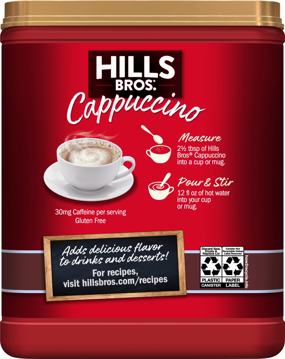 slide 9 of 13, Hills Bros. Sugar-Free Double Mocha Cappuccino Cafe Style Drink Mix - 12 oz, 12 oz