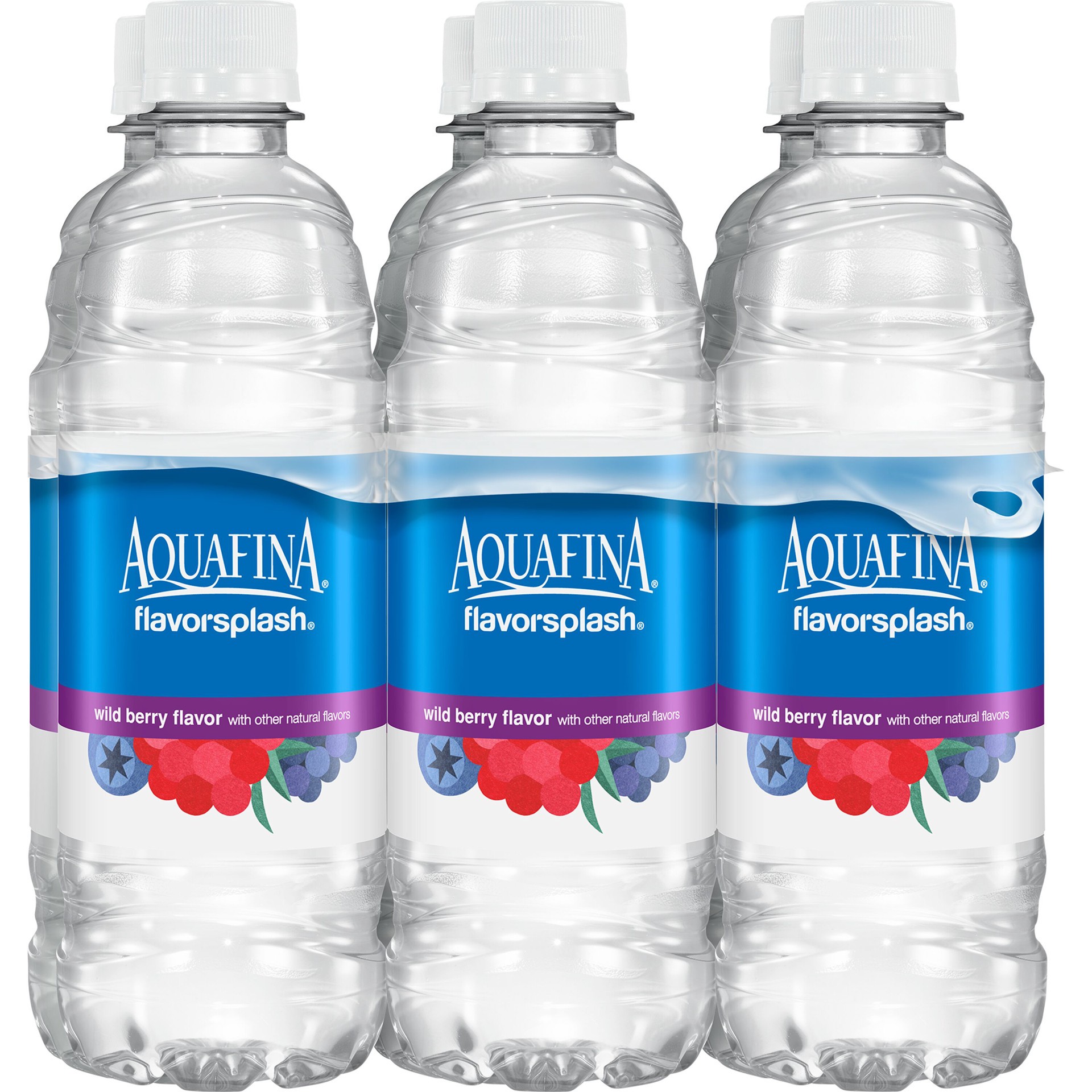 slide 1 of 4, Aquafina Flavorsplash Flavored Water Wild Berry - 101.4 oz, 101.4 oz