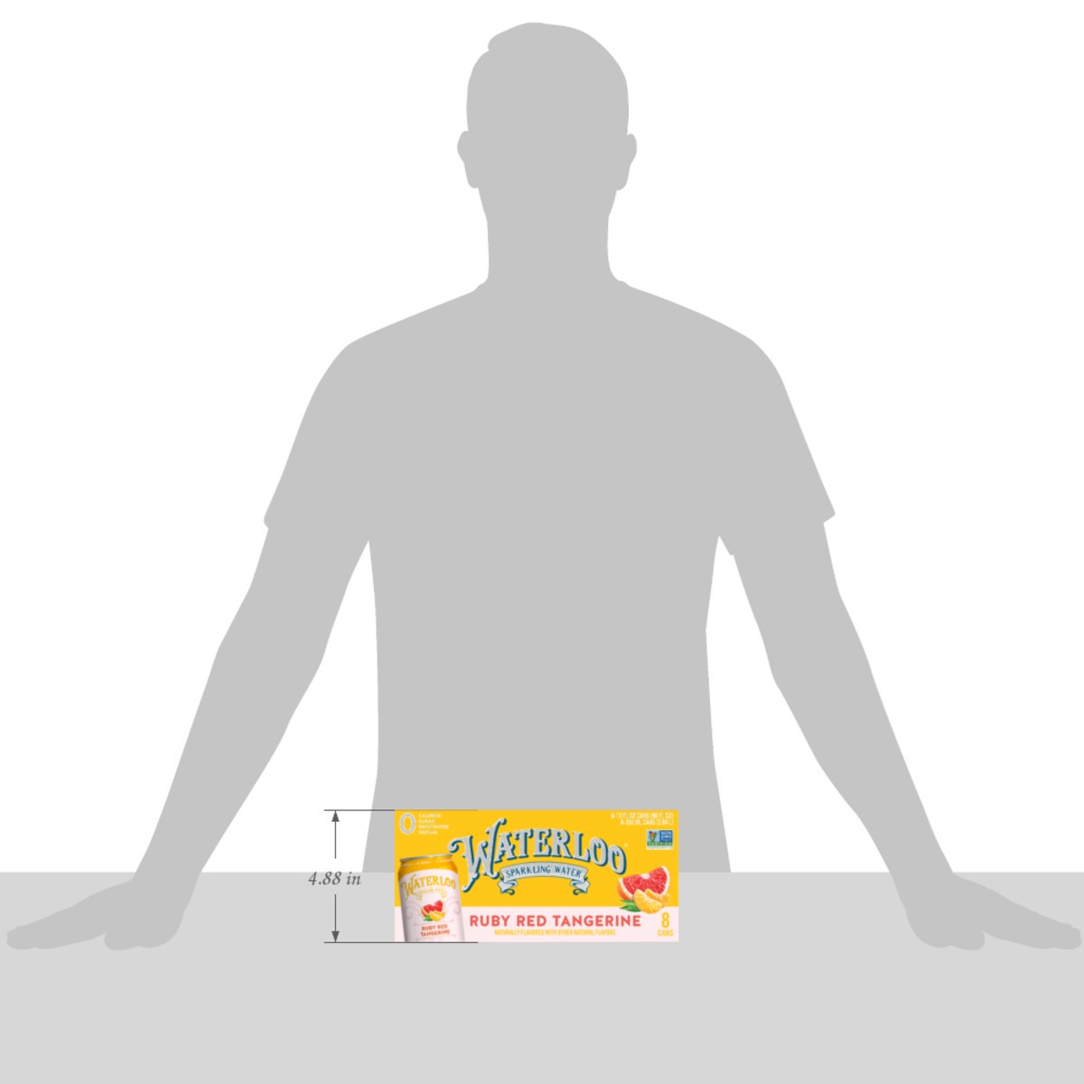 slide 7 of 8, Waterloo Ruby Red Tangerine Sparkling Water - 8pk / 12 fl oz Cans, 8 ct