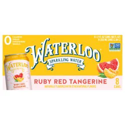 Waterloo Ruby Red Tangerine Sparkling Water - 8pk / 12 fl oz Cans