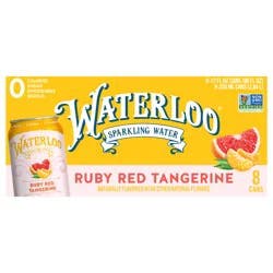 Waterloo Ruby Red Tangerine Sparkling Water - 8pk / 12 fl oz Cans