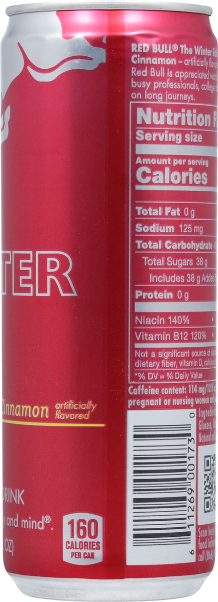 slide 10 of 12, Red Bull The Winter Edition Pear Cinnamon Energy Drink 12 fl oz, 12 fl oz