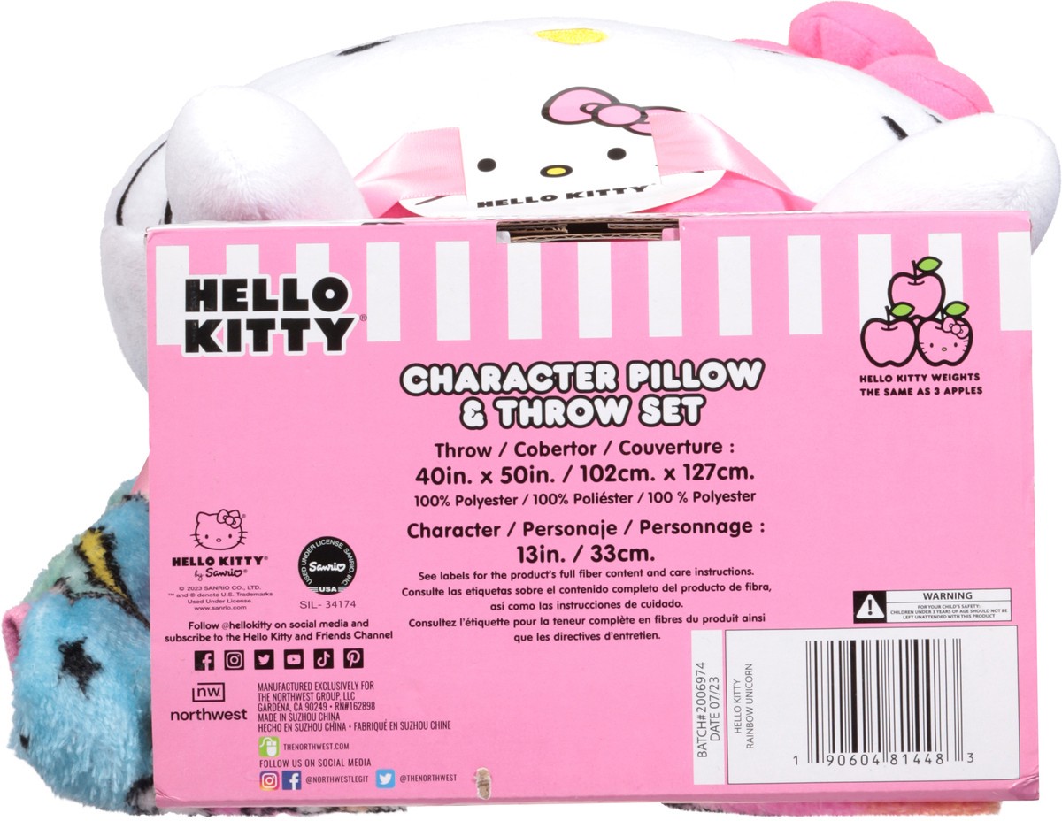 slide 7 of 13, VM International Hello Kitty Character Pillow & Throw Set 1 Set, 1 ct