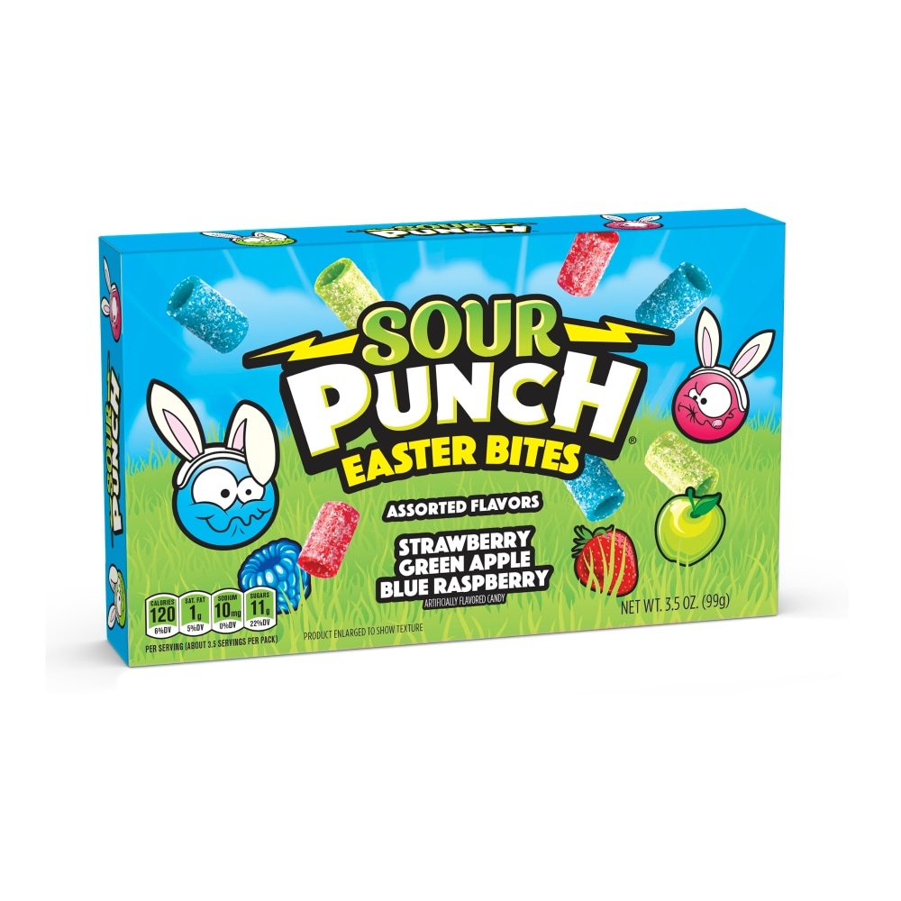 slide 1 of 1, Sour Punch Sour Punch Bites Theatre Box, 3.5 oz