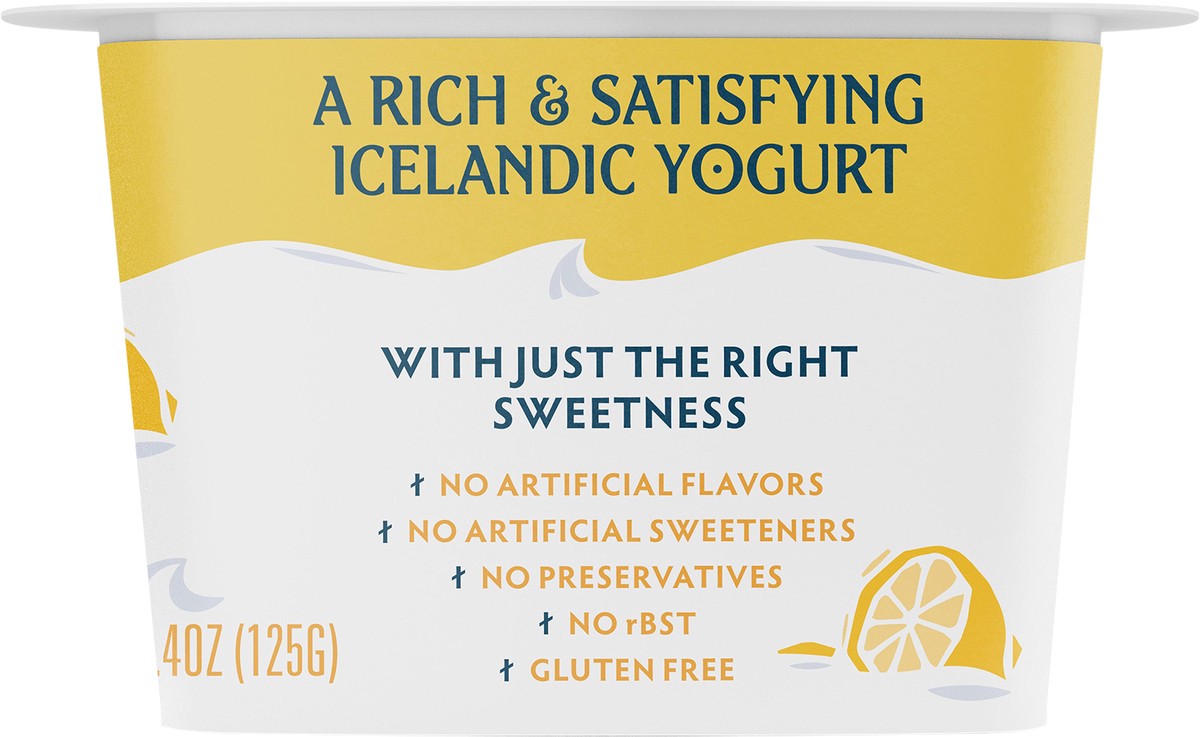 slide 5 of 6, Icelandic Provisions Lemon Extra Creamy Skyr, 4.4 fl oz