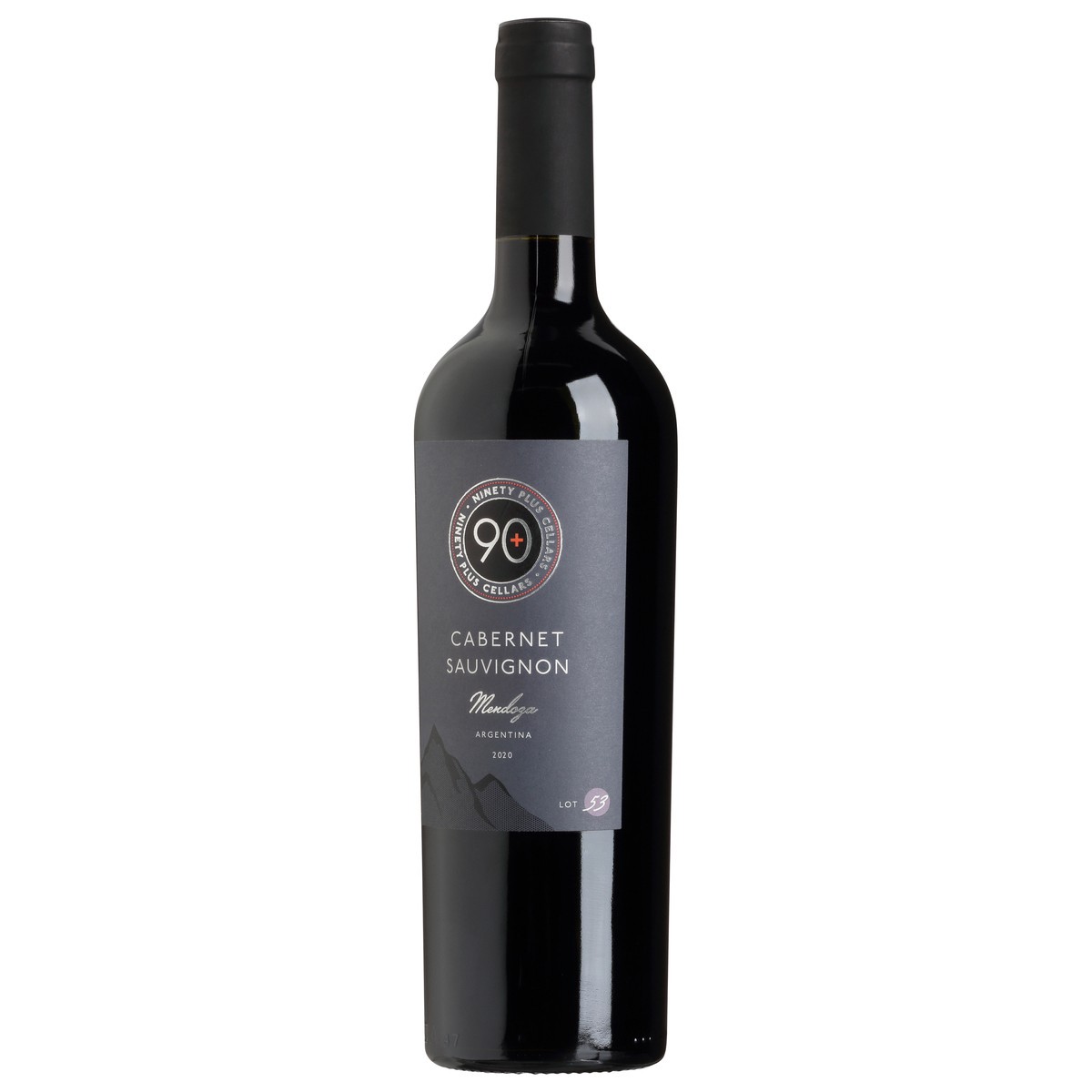 slide 9 of 9, 90+ Cellars Lot 53 Cabernet Sauvignon, Mendoza, Argentina, 750 ml