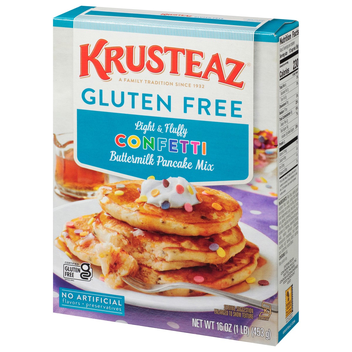 slide 9 of 9, Krusteaz Pancake Mix, 16 oz